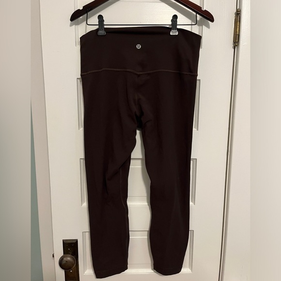 2 PAIRS Lululemon Align Pants, Size 10, Black + Espresso, 25” - Picture 1 of 4